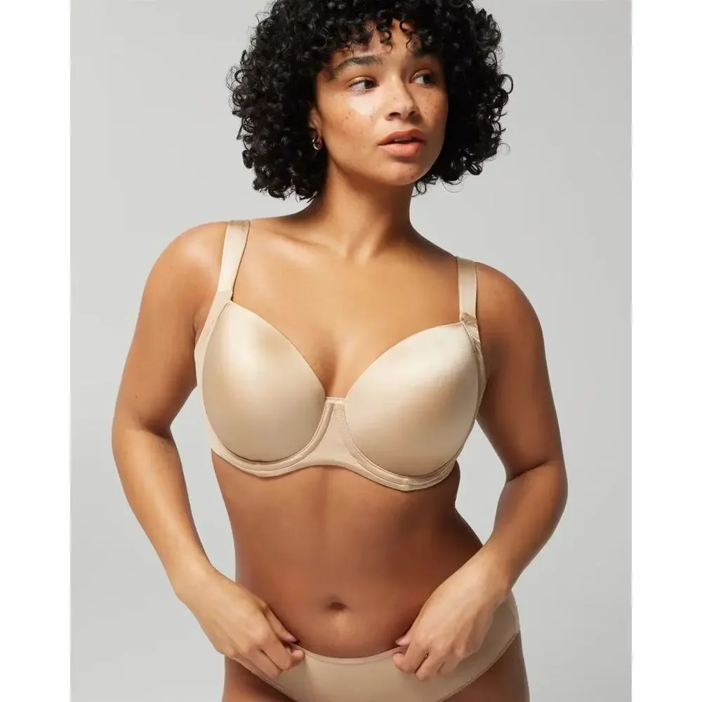 Soma Stunning Support Full Coverage Padded Underwire Bra Warm Amber 42D 42 D New